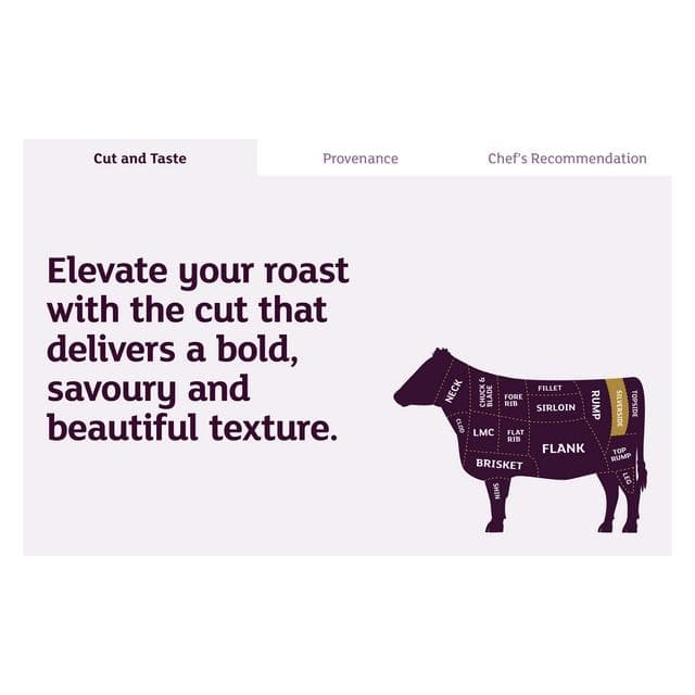 Sainsbury's Aberdeen Angus Slow Roast Beef Joint, Taste the Difference (Approx. 2.2kg) - gallery image 3