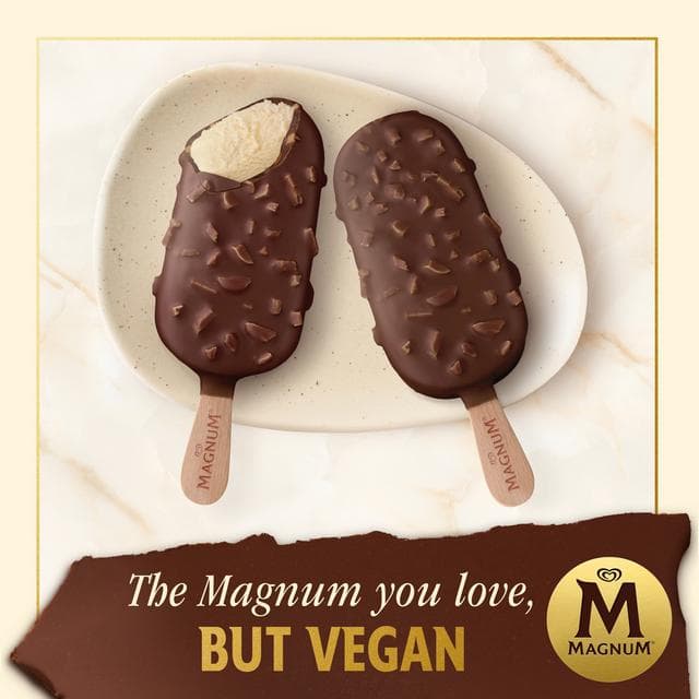 Magnum 3 x 90ml Collection Vegan Almond Ice Cream Sticks - gallery image 6