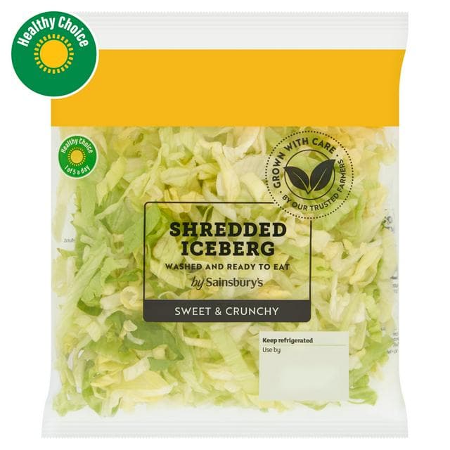 Sainsbury's Shredded Iceberg 130g - gallery image 1