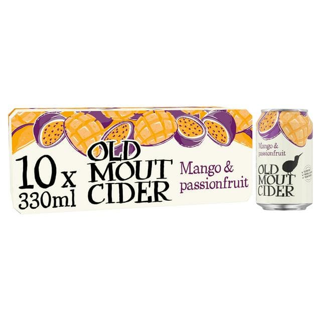 Old Mout Cider Mango & Passionfruit 4.0% ABV Cans 10 x 330ml - gallery image 1