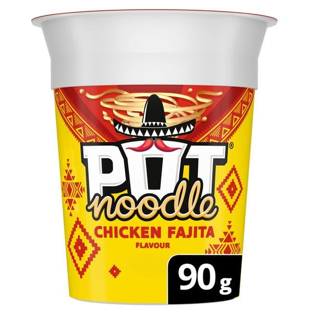 Pot Noodle Standard Snack Pot Chicken Fajita 90g - gallery image 1
