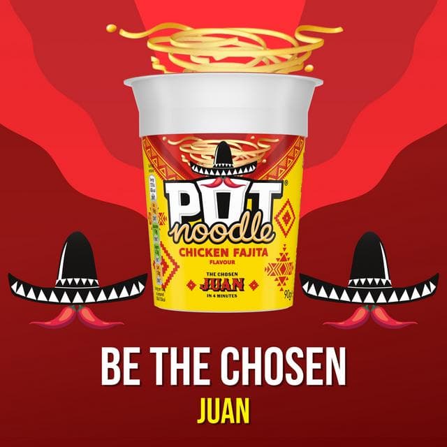 Pot Noodle Standard Snack Pot Chicken Fajita 90g - gallery image 4
