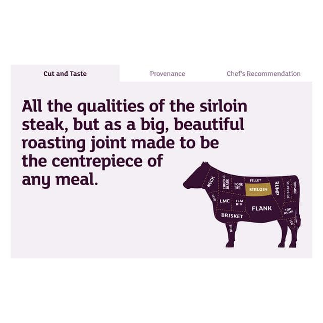 Sainsbury's 2.15kg Large Aberdeen Angus Rolled Sirloin of Beef, Taste the Difference - gallery image 3
