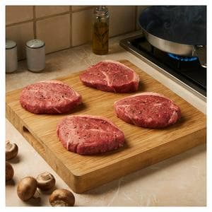 Sainsbury's 4 x 225g Aberdeen Angus Rump Steaks, Taste the Difference