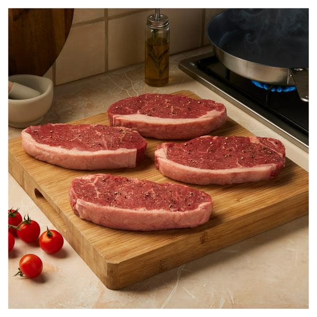 Sainsbury's 4 x 400g Aberdeen Angus Thick Cut Sirloin Steaks, Taste the Difference - gallery image 1