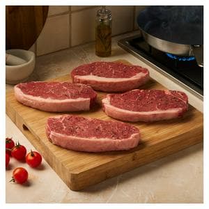 Sainsbury's 4 x 400g Aberdeen Angus Thick Cut Sirloin Steaks, Taste the Difference
