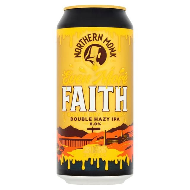 Northern Monk 440ml Double Hazy Even More Faith IPA Can - gallery image 1