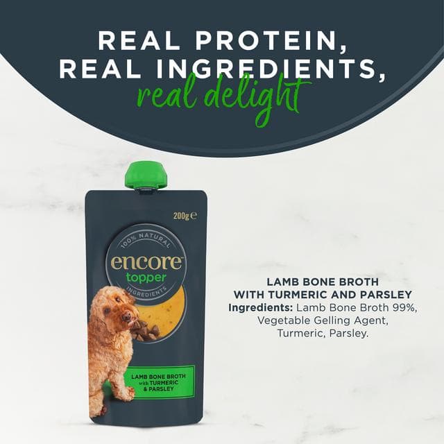 Encore Topper Lamb Bone Broth with Turmeric & Parsley 200g - gallery image 3