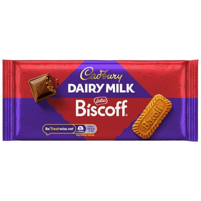 Cadbury Dairy Milk Biscoff Biscuit Chocolate Bar 105g - gallery image 1