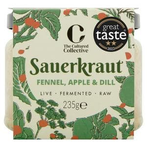 The Cultured Collective Fennel, Apple & Dill Sauerkraut 235g
