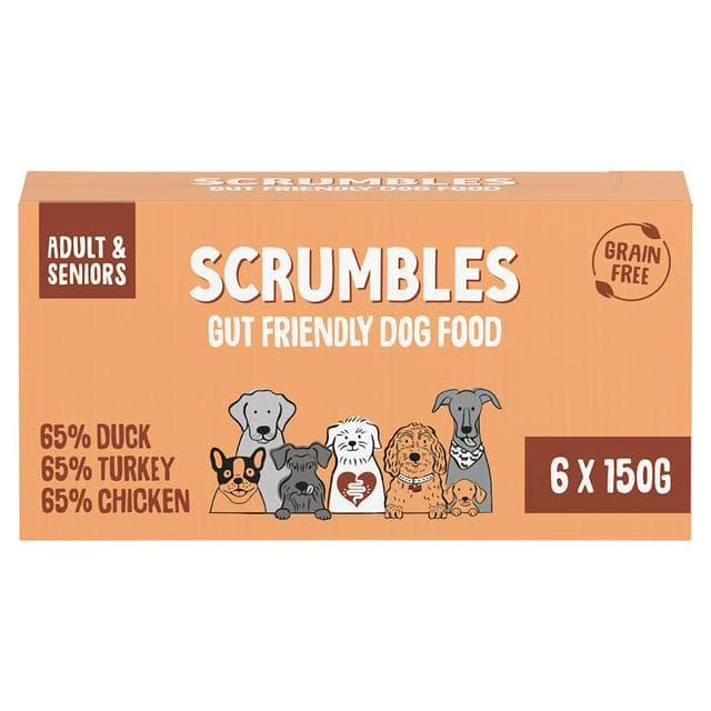 Scrumbles Gut Friendly Wet Dog Food 6 x 150g - gallery image 1