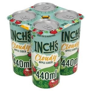 Inchs Cloudy Apple Cider Cans 4 x 440ml