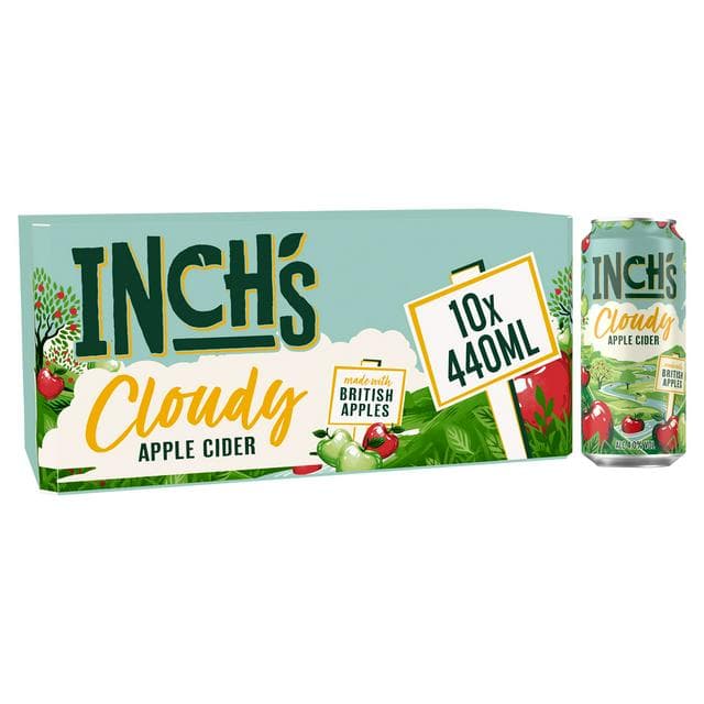 Inch's Cloudy Apple Cider 10 x 440ml - gallery image 1