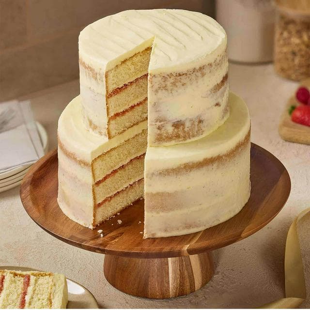 Sainsbury's 2.2kg Two Tier Naked Celebration Cake - gallery image 2