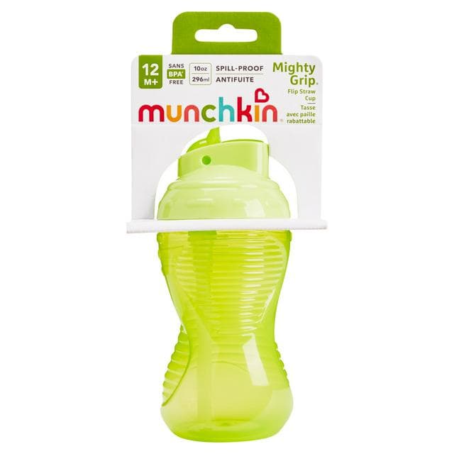 Munchkin Mighty Grip Flip Straw Cup 12+ Months 296ml - gallery image 1