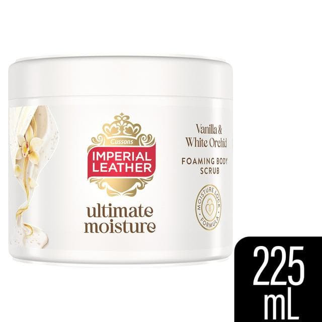 Cussons Ultimate Moisture Vanilla & White Orchid Foaming Body Scrub 225ml - gallery image 1