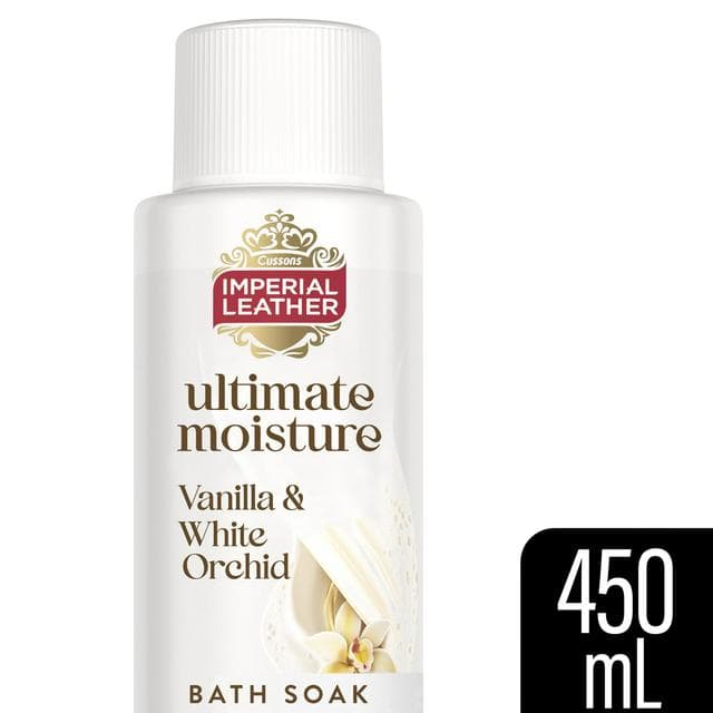 Imperial Leather 450ml Ultimate Moisture Vanilla & White Orchid Foaming Bath Soak - gallery image 1