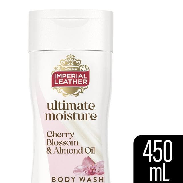 Imperial Leather Ultimate Moisture Cherry Blossom & Almond Oil Body Wash 450ml - gallery image 1