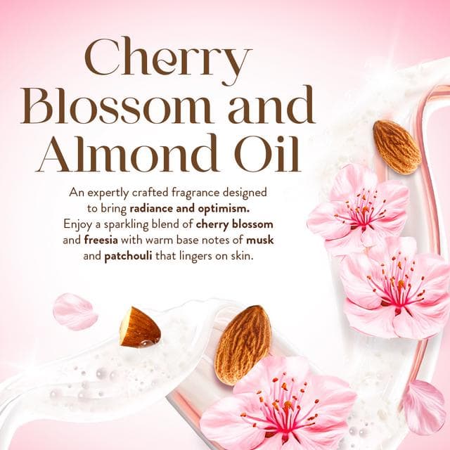 Imperial Leather 225ml Ultimate Moisture Cherry Blossom & Almond Oil Body Wash - gallery image 6