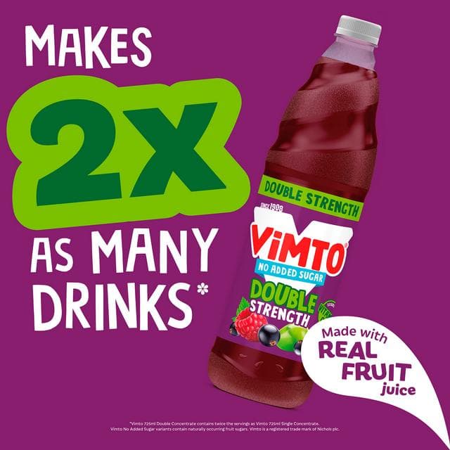 Vimto Double Strength 725ml - gallery image 2