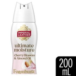 Imperial Leather 200ml Ultimate Moisture Cherry Blossom & Almond Oil Foamburst Body Wash