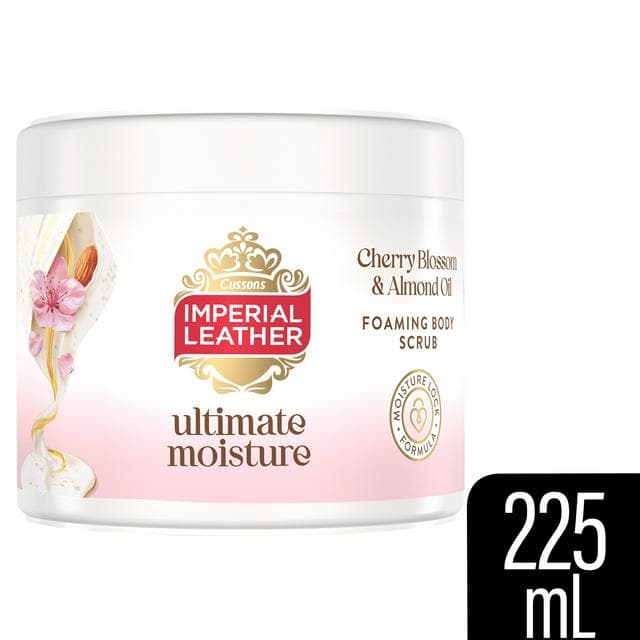 Imperial Leather Ultimate Moisture Cherry Blossom & Almond Oil Foaming Body Scrub 225ml - gallery image 1