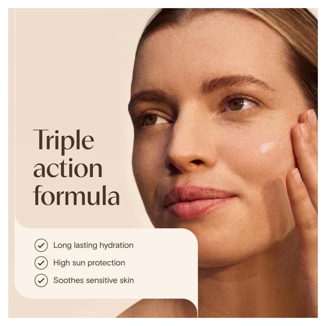 Aveeno Face Calm + Restore Moisturising Lotion SPF 50 50ml - gallery image 2