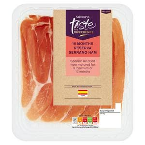 Sainsbury's 16 Month Reserve Serrano, Taste the Difference 70g