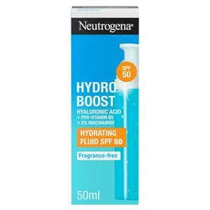 Neutrogena Hydro Boost SPF 50 Hydrating Fluid Pump