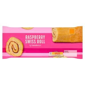 Sainsbury's 245g Raspberry Swiss Roll