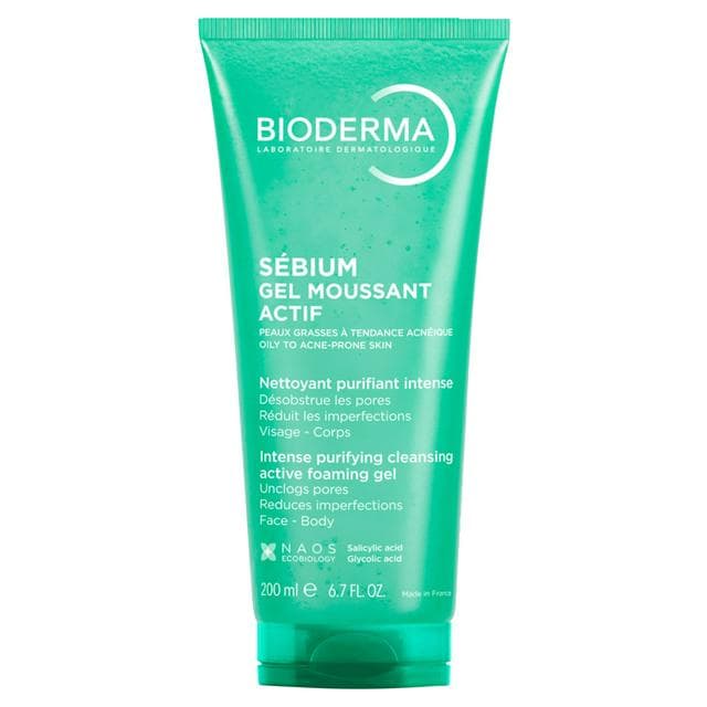 Bioderma Sebium Intense Purifying Cleansing Active Foaming Gel 200ml - gallery image 1