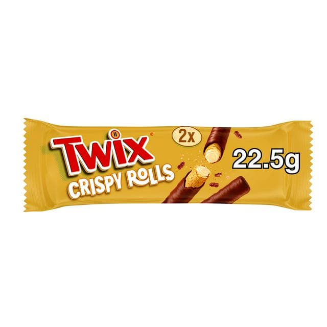 Twix Chocolate & Caramel Crispy Rolls 22.5g - gallery image 1
