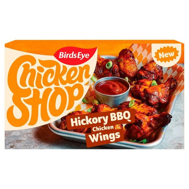 Birds Eye Chicken Shop Hickory BBQ Chicken Wings 375g - gallery image 1