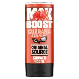 Original Source Max Boost 400ml Guarana & Grapefruit Shower Gel