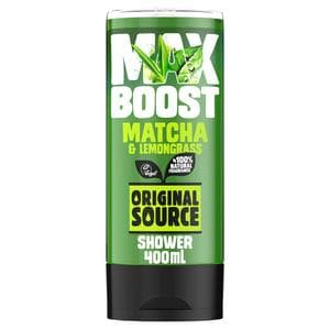 Original Source Max Boost 400ml  Matcha & Lemongrass Shower Gel