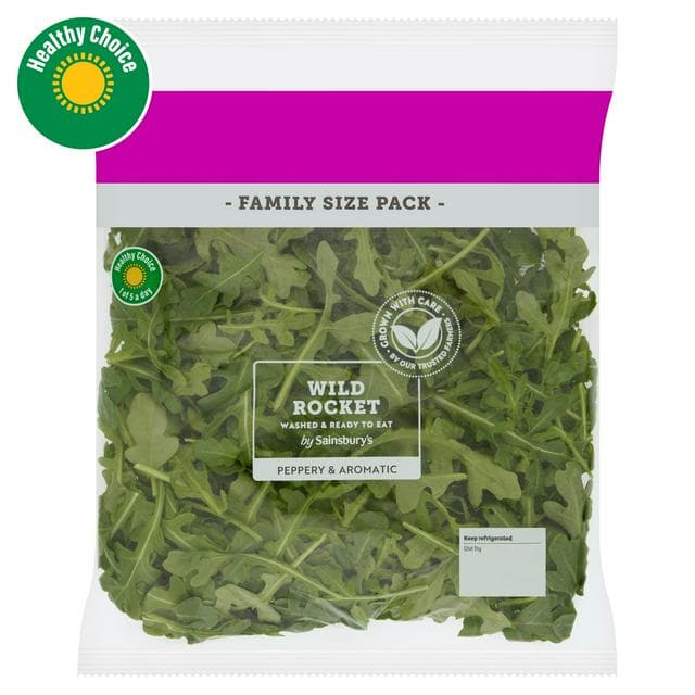 Sainsbury's Wild Rocket 120g - gallery image 1