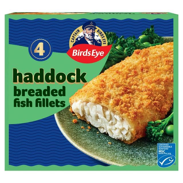Birds Eye Breaded Haddock Fillets x4 400g - gallery image 1