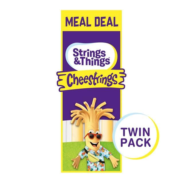 Strings & Things Cheestrings Twin Pack 20g - gallery image 1