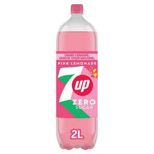7UP Zero Sugar Pink Lemonade Bottle 2L