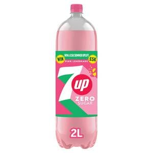 7UP Zero Sugar Pink Lemonade Bottle 2L