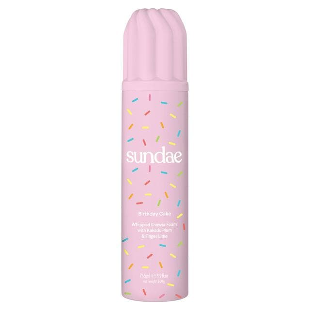 Sundae Birthday Cake Whipped Shower Foam with Kakadu Plum & Finger Lime 265ml - gallery image 1