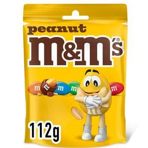 M&M's Peanut Chocolate Pouch Bag 112g