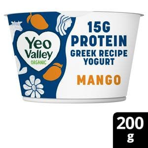 Yeo Valley Organic 200g Mango Greek Yogurt