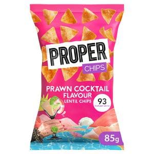 Proper Prawn Cocktail Flavour Lentil Chips 85g