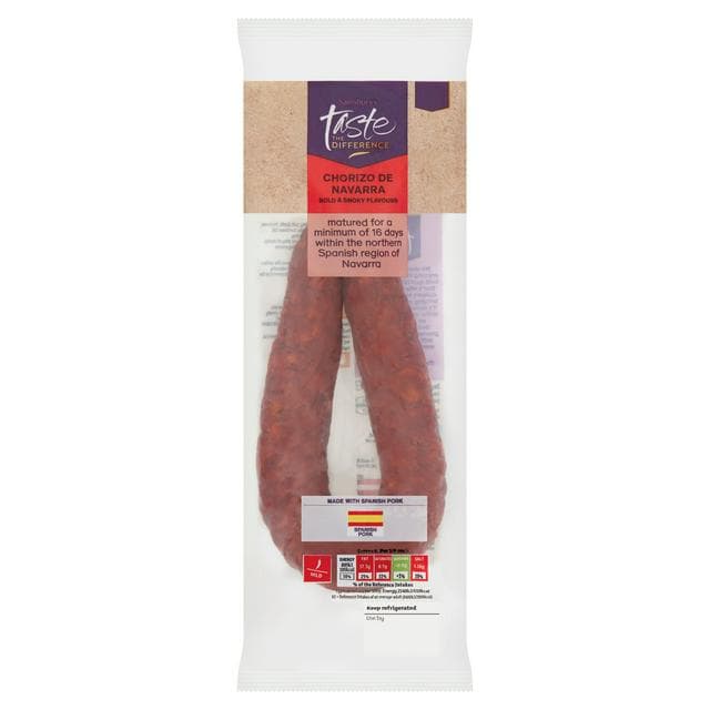 Sainsbury's Navarra Chorizo Ring, Taste the Difference 225g - gallery image 1