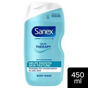 Sanex Skin Therapy Oily Skin Shower Gel Body Wash 450ml