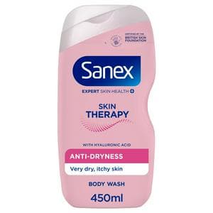 Sanex Skin Therapy Anti Dryness Shower Gel Body Wash 450ml