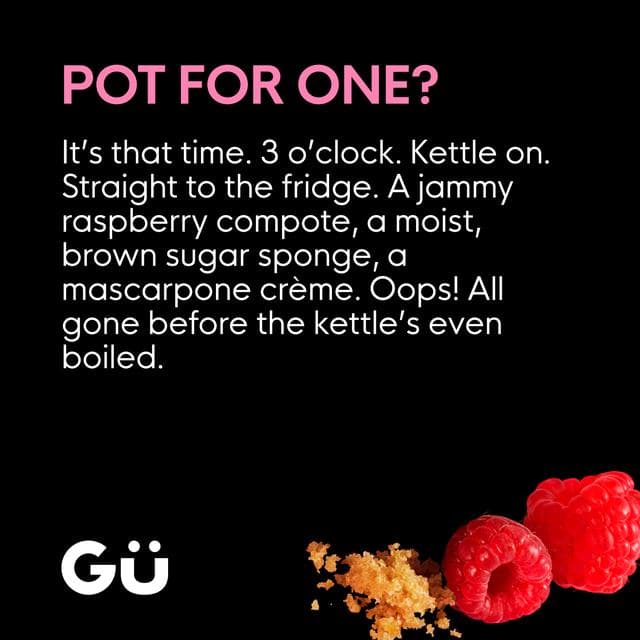 Gü Victoria Sponge Cake Pots Dessert 2x 74g - gallery image 3