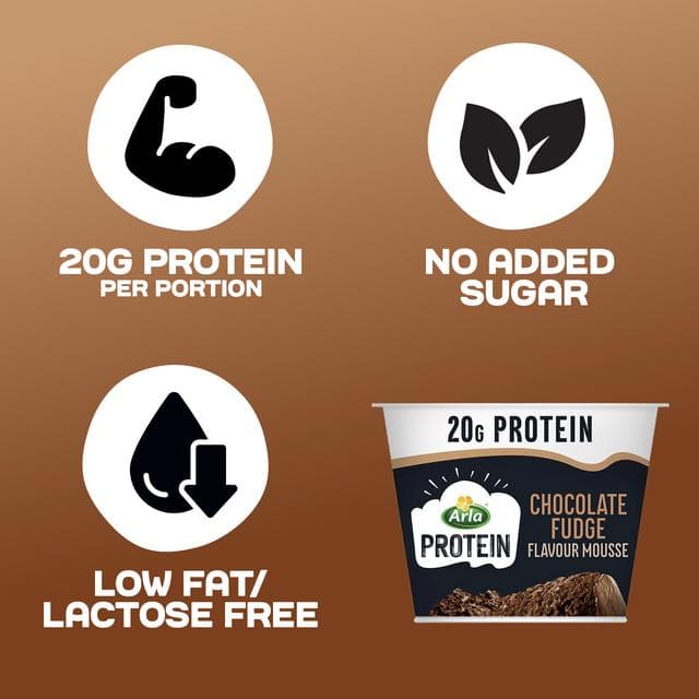 Arla Protein Chocolate Fudge Flavour Mousse 200g - gallery image 2