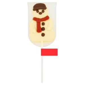 Sainsbury's 28g Decorated White Christmas Chocolate Lollipop